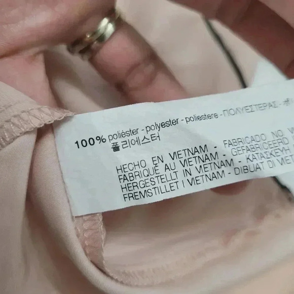 Zara Cream Blouse with Black Trim - Picture 5 of 7